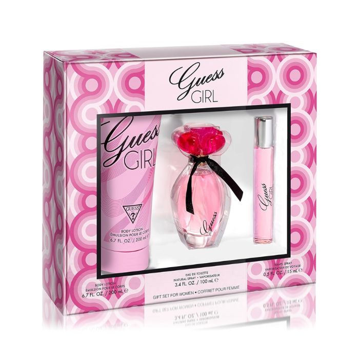 Guess Girl Set EDT 100ml + EDT 15ml Travel Spray + Body Lotion 200ml for Women