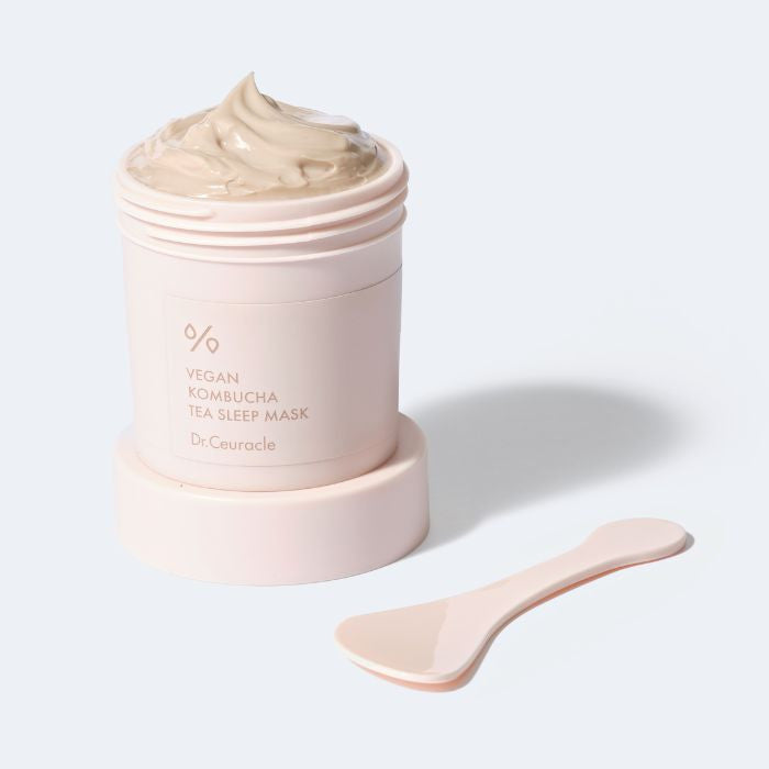 Dr. Ceuracle Vegan Kombucha Tea Sleep Mask, Overnight Hydration and Skin Renewal - 100g