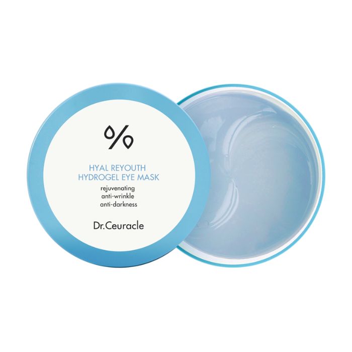 Dr. Ceuracle Hyal Reyouth Hydrogel Eye Mask 90g Deep Hydration and Refreshing Under-Eye Care 60pcs