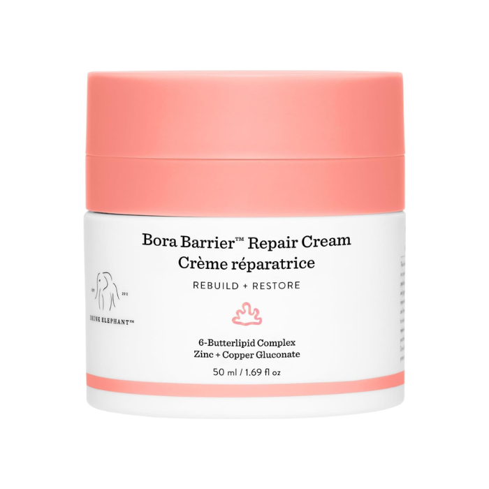 Drunk Elephant Bora Barrier Repair Cream, Ultra-Rich Moisturizer for Dry and Compromised Skin, 50ml