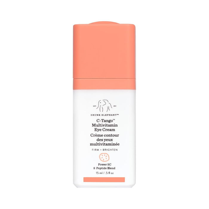 Drunk Elephant C-Tango Multivitamin Cream, Vitamin C and Peptides for Brighter, Firmer Eyes, 15ml