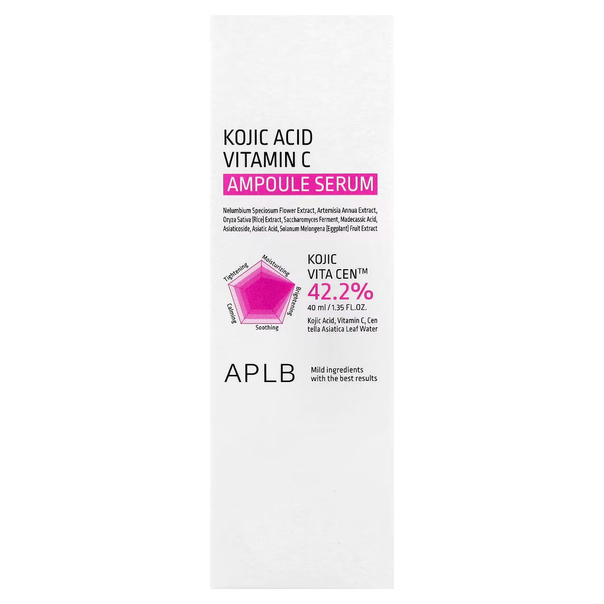 APLB, Kojic Acid Vitamin C Ampoule Serum , 1.35 fl oz (40 ml)