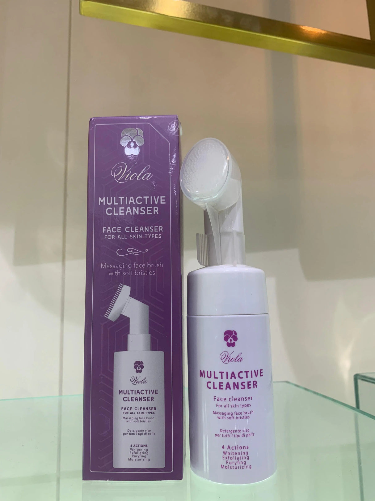 Viola Multiactive Face Cleanser With Brush 100 Ml - www.plcgcc.com