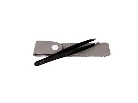 Or Bleu Electroplated Square Tip Tweezers CT409B Or Bleu
