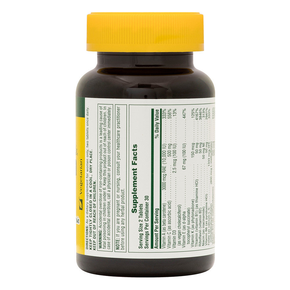 Natures Plus Source Of Life Women's Multi Vitamin 60's Natures Plus