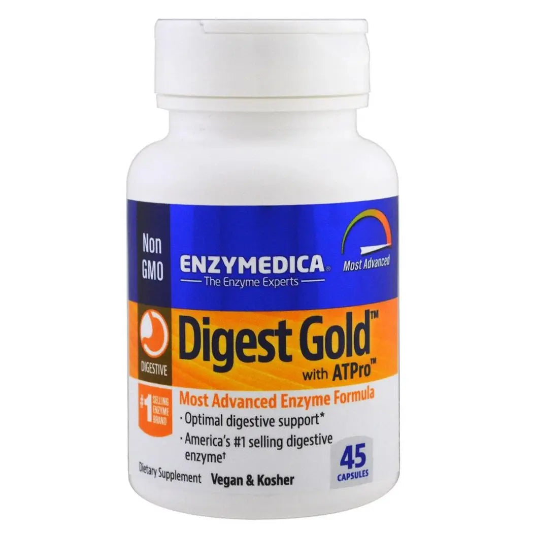 Enzymedica Digest Gold 45 Capsules Better Digestion 45's Enzymedica