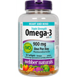 WEBBER NATURALS OMEGA 3 WITH D3 900MG SOFTGEL 50s Webber Naturals