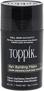 Toppik Hair Building Fibers with Premium Keratin Fibers Conceals Hair Thinning and Hair Loss for Fuller Looking Hair that Gives Completely Natural Look For Men and Women Dark Brown, 12 Grams TOPPIK