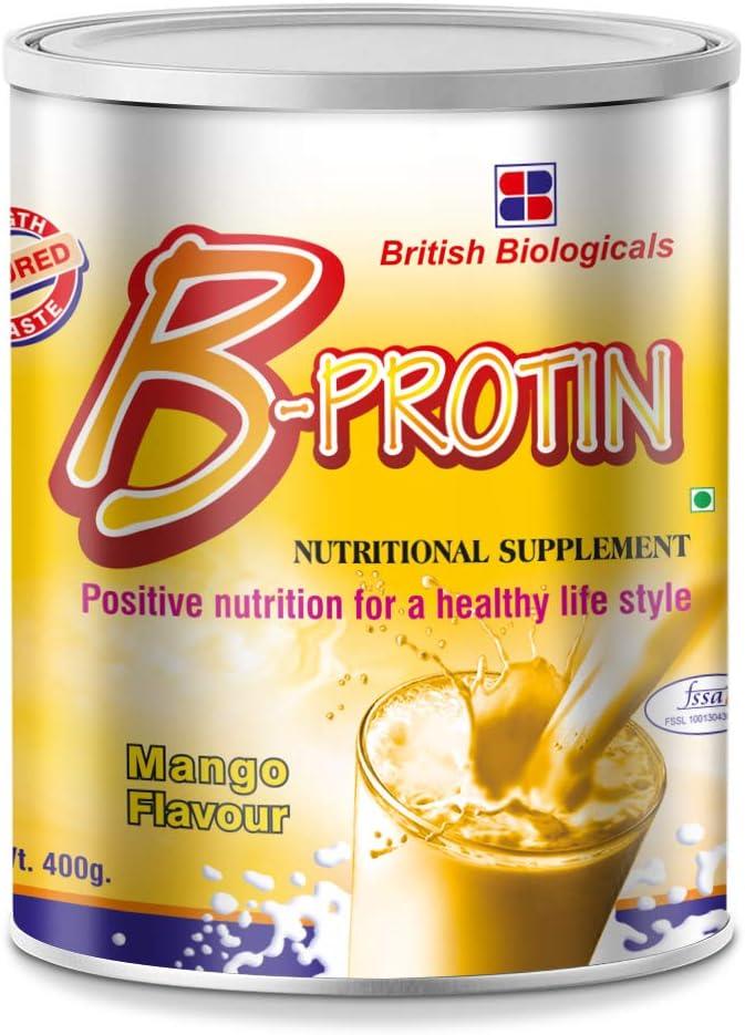 British Biologicals Mango Flavour B-Protin 400g