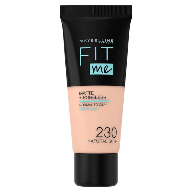 Maybelline New York Fit Me Matte and Poreless Foundation 230 Natural Buff - www.plcgcc.com
