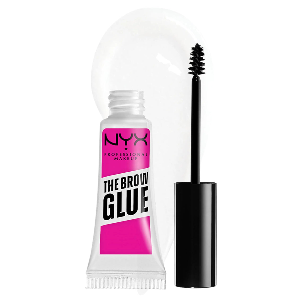 NYX PROFESSIONAL MAKEUP The Brow Glue, Extreme Hold Eyebrow Setting Gel - Clear NYX