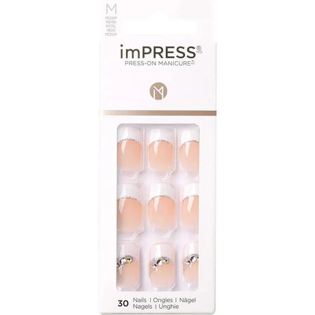 KISS IMPRESS Medium Nails, I Think I, KIMM15C KISS
