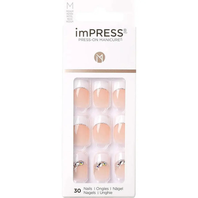 KISS IMPRESS Medium Nails, I Think I, KIMM15C KISS