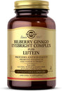 Solgar Bilberry Ginkgo Eyebright Complex Plus Lutein 60 Vegetable Capsules Solgar