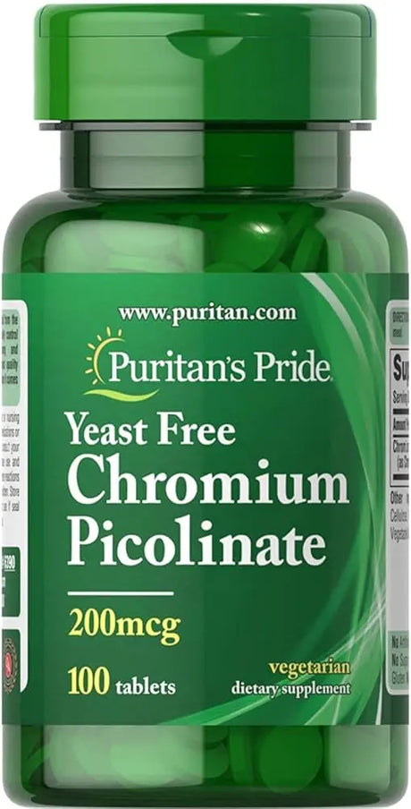 Puritan's Pride Chromium Picolinate 200 mcg 100's Puritan's Pride