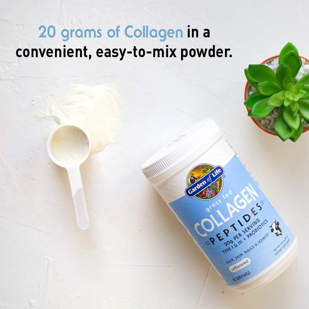 Garden of Life Grass Fed Collagen Peptides Powder - 280g