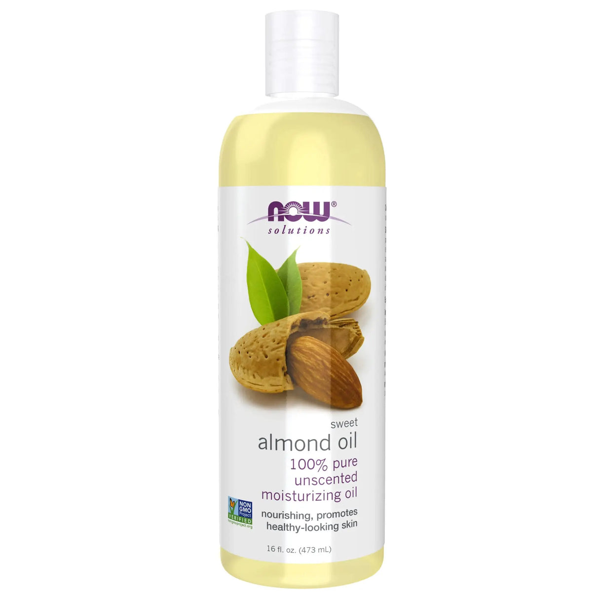 Now Solutions 100% Pure Sweet Almond Moisturizing Oil 118ml NOW