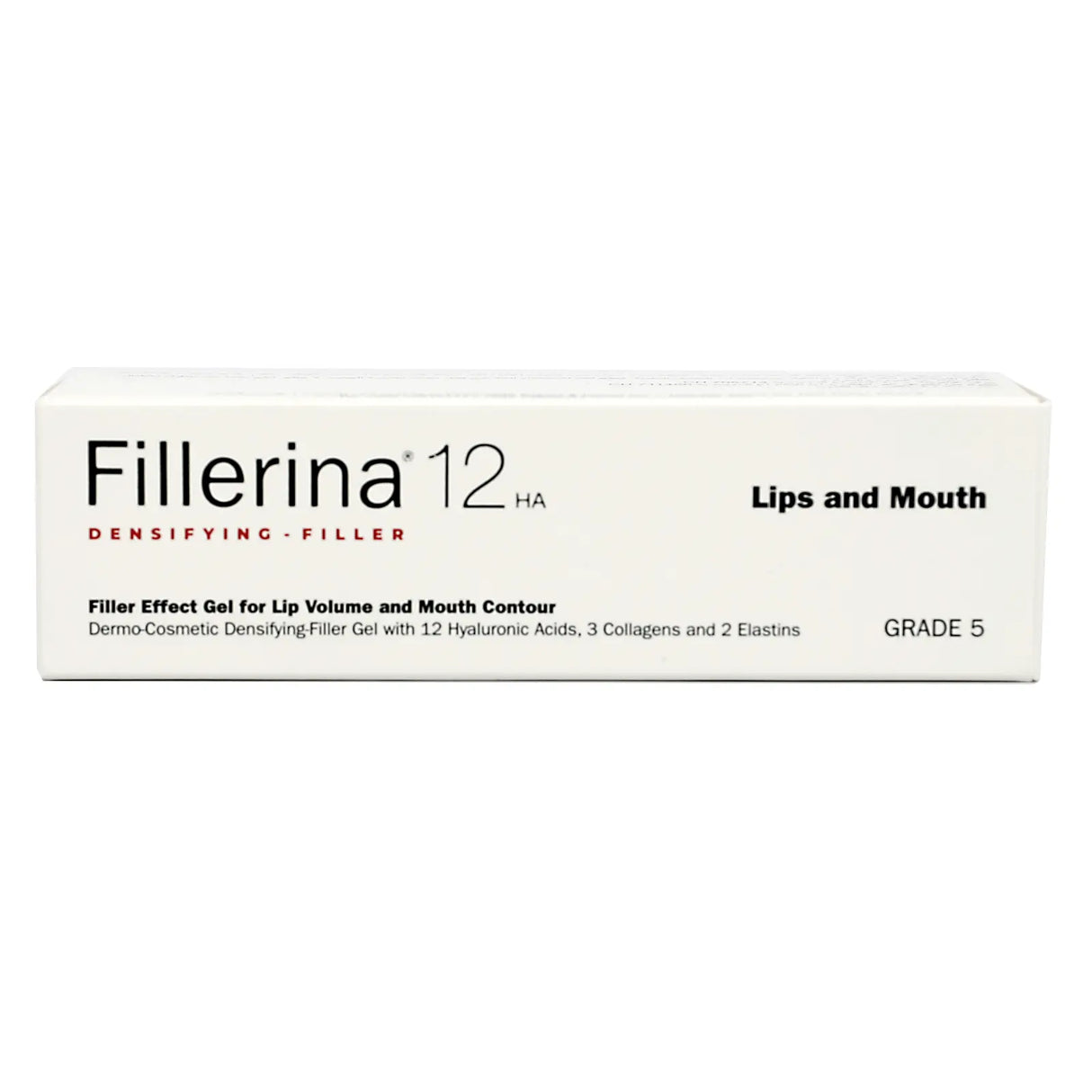 Fillerina Densifying Filler Gel 12 HA Lip & Mouth Grade 5 - 7 Ml- GLOBAL fillerina