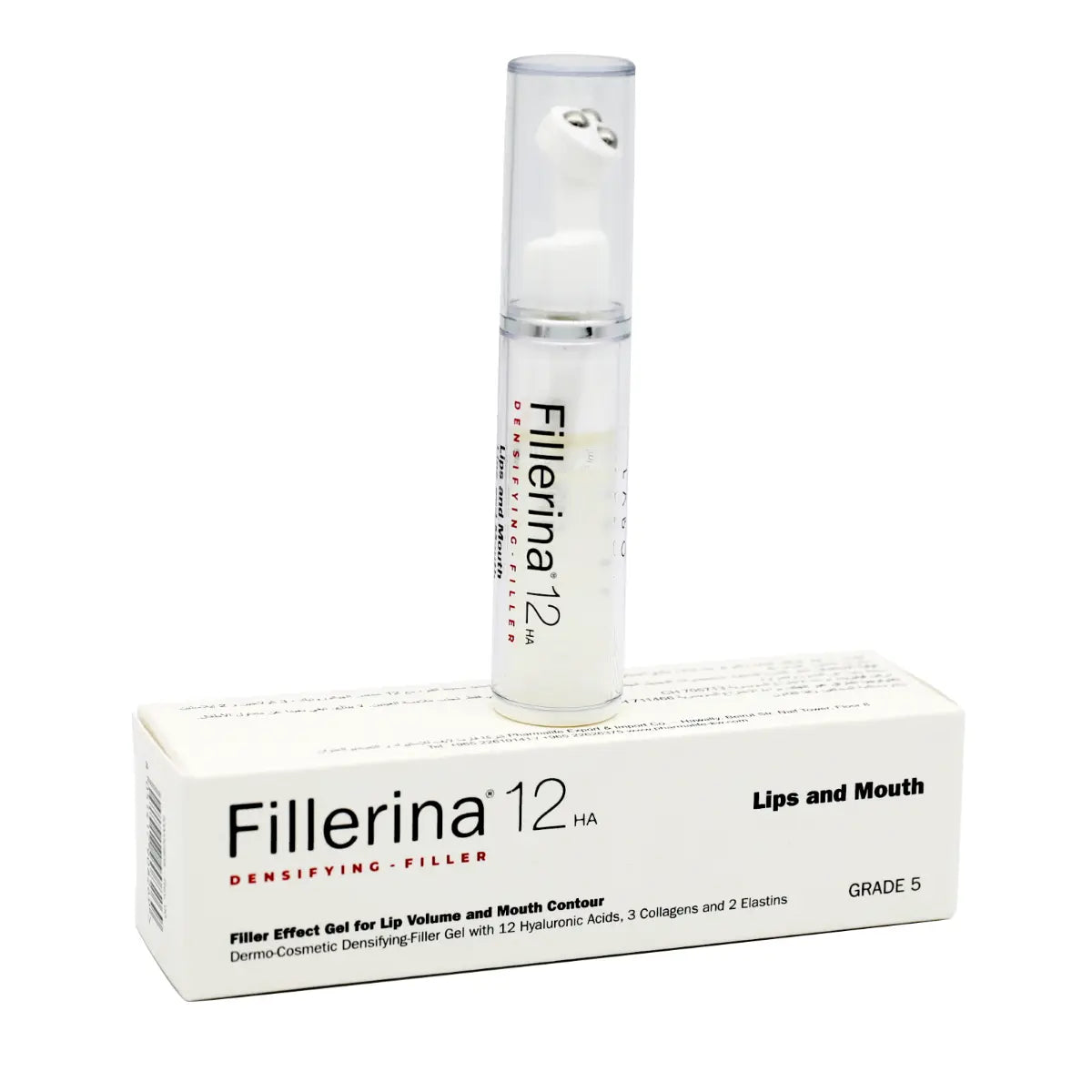 Fillerina Densifying Filler Gel 12 HA Lip & Mouth Grade 5 - 7 ml- GLOBAL fillerina