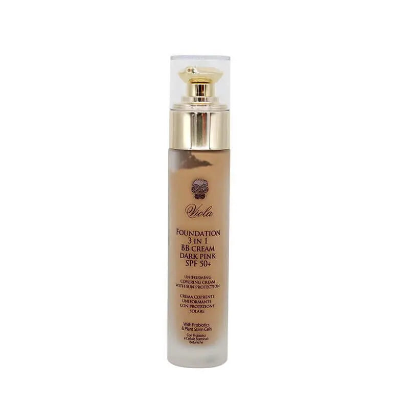 Viola Foundation 3 In 1 BB Cream Dark Pink 50 Ml - www.plcgcc.com