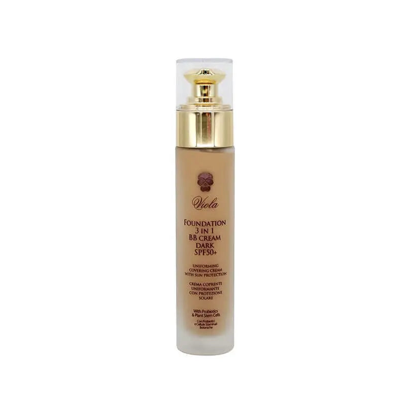 Viola Foundation 3 In 1 BB Cream Dark 50 Ml - www.plcgcc.com