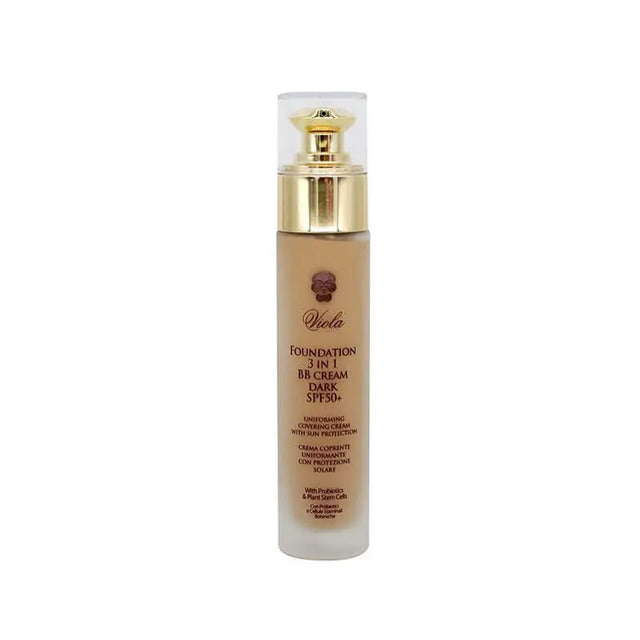 Viola Foundation 3 In 1 BB Cream Dark 50 Ml - www.plcgcc.com