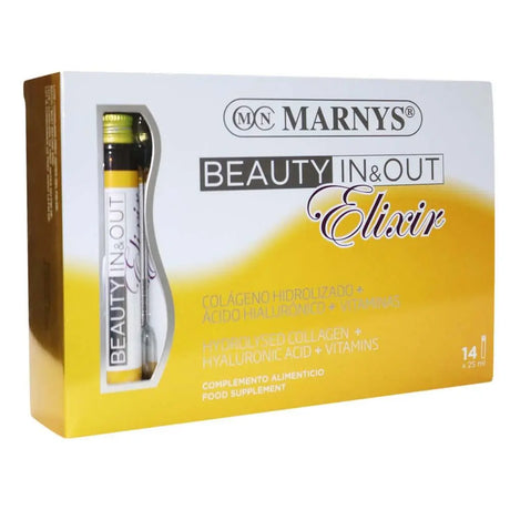 Marnys Beauty In & Out Elixir 25ml, Vials 14's marnys