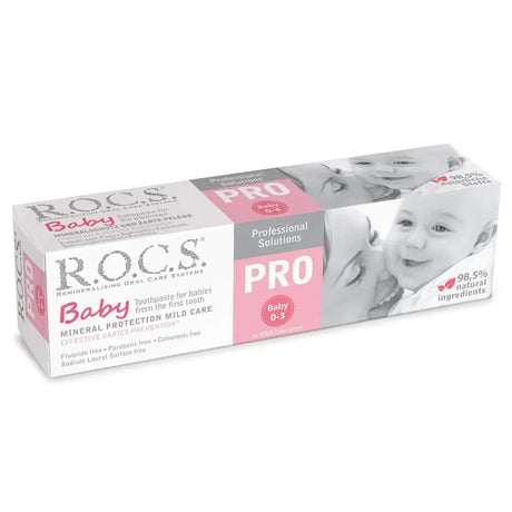 R.O.C.S Toothpaste Baby Mild Care 0-3 Mineral Protection ROCS