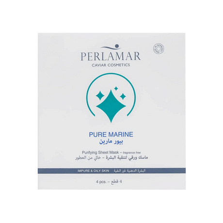 Perlamar Pure Marine Purifying Sheet Mask 4×16 ml perlamar