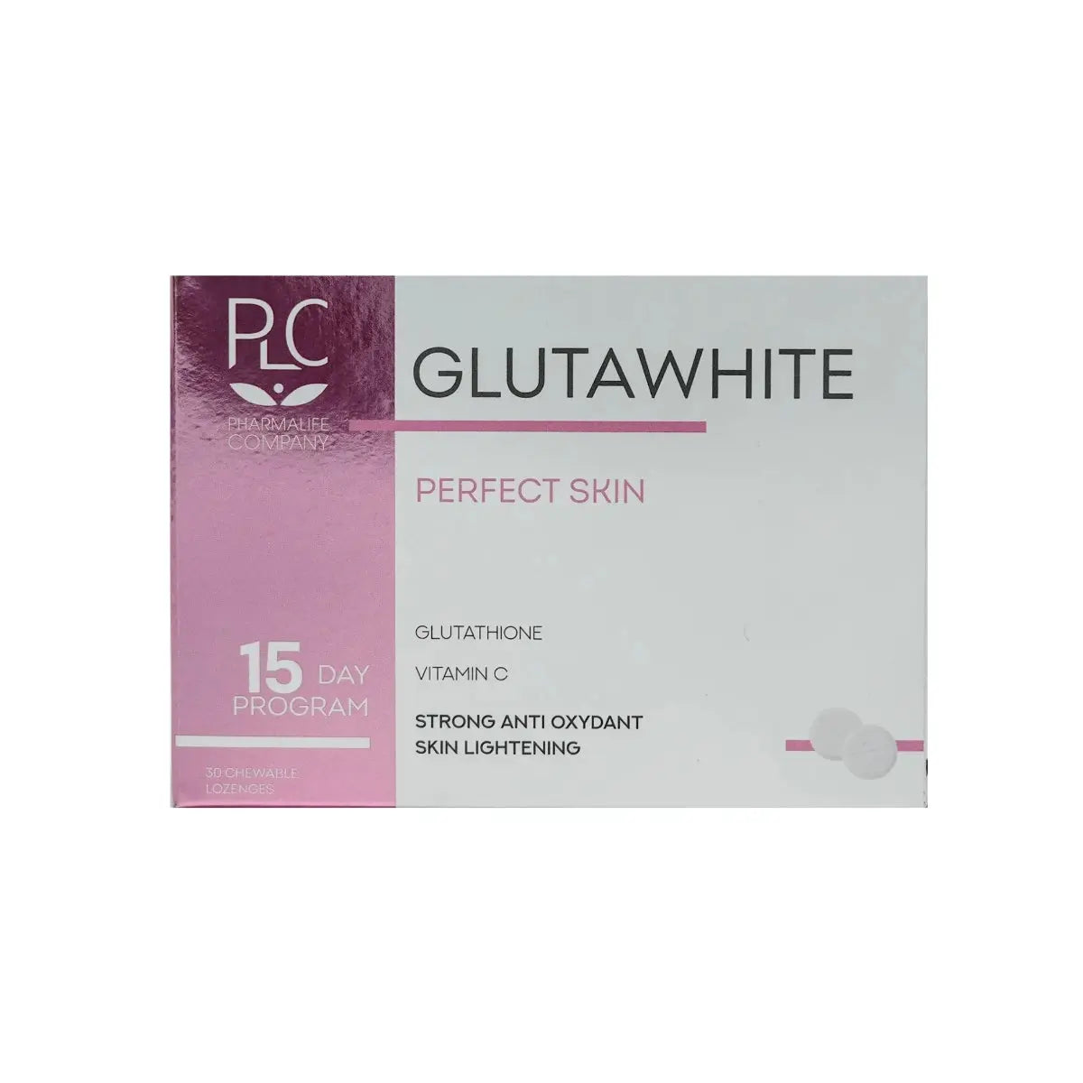 PLC Gluta White 30 Chewable Lozenges Eric Favre
