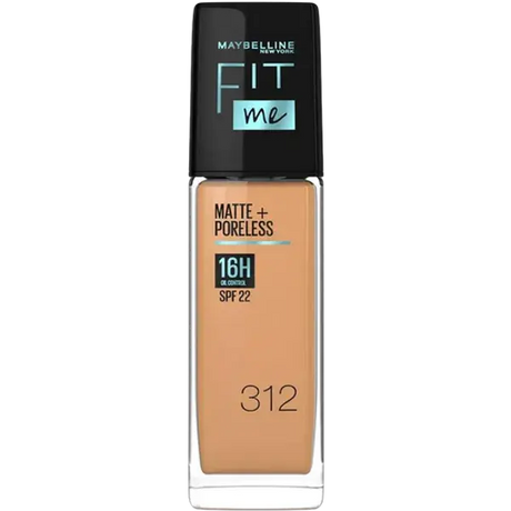 Maybelline New York Fit Me Matte and Poreless Foundation 312 Maybelline