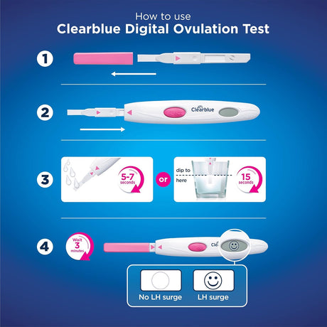 اختبار التبويض Clearblue الرقمي 10 قطع