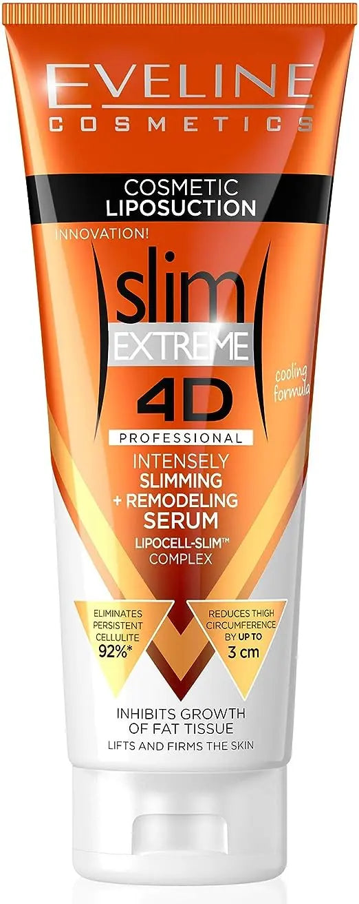Evenline Cosmetics Slim Extreme 4D Liposuction Plus Serum, 250 ML, One Size eveline
