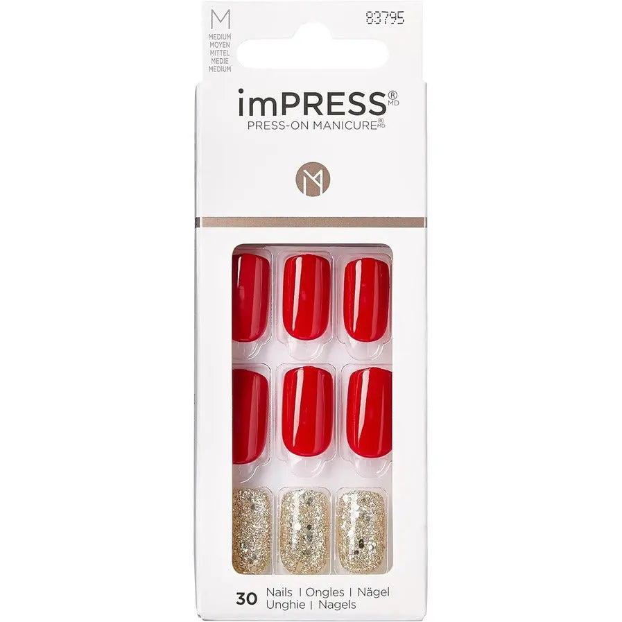 KISS imPRESS Medium Nails, Last Love, KIMM09C KISS