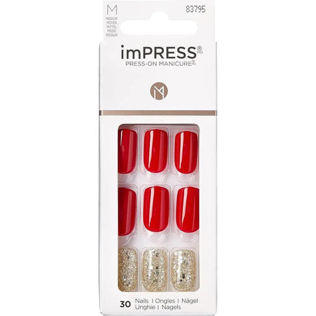 KISS imPRESS Medium Nails, Last Love, KIMM09C KISS