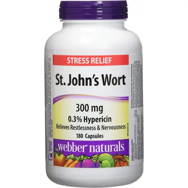 Webber Naturals St.John's Wort Extract 300mg 60Caps Webber Naturals