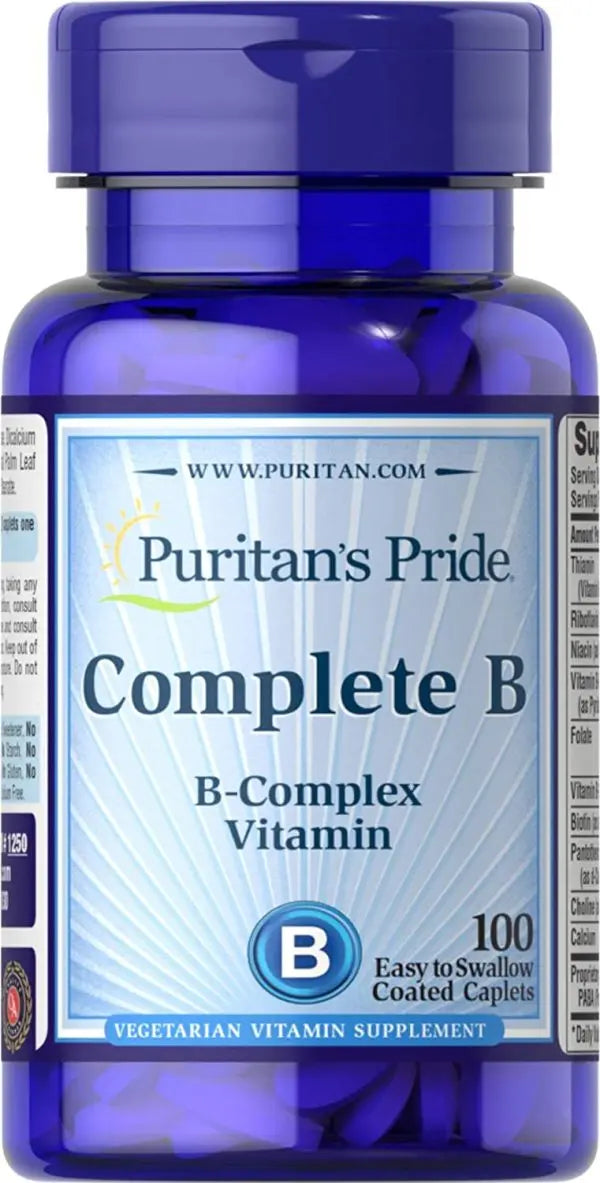 Puritan's Pride Complete Vitamin B Complex 100 s Puritan's Pride