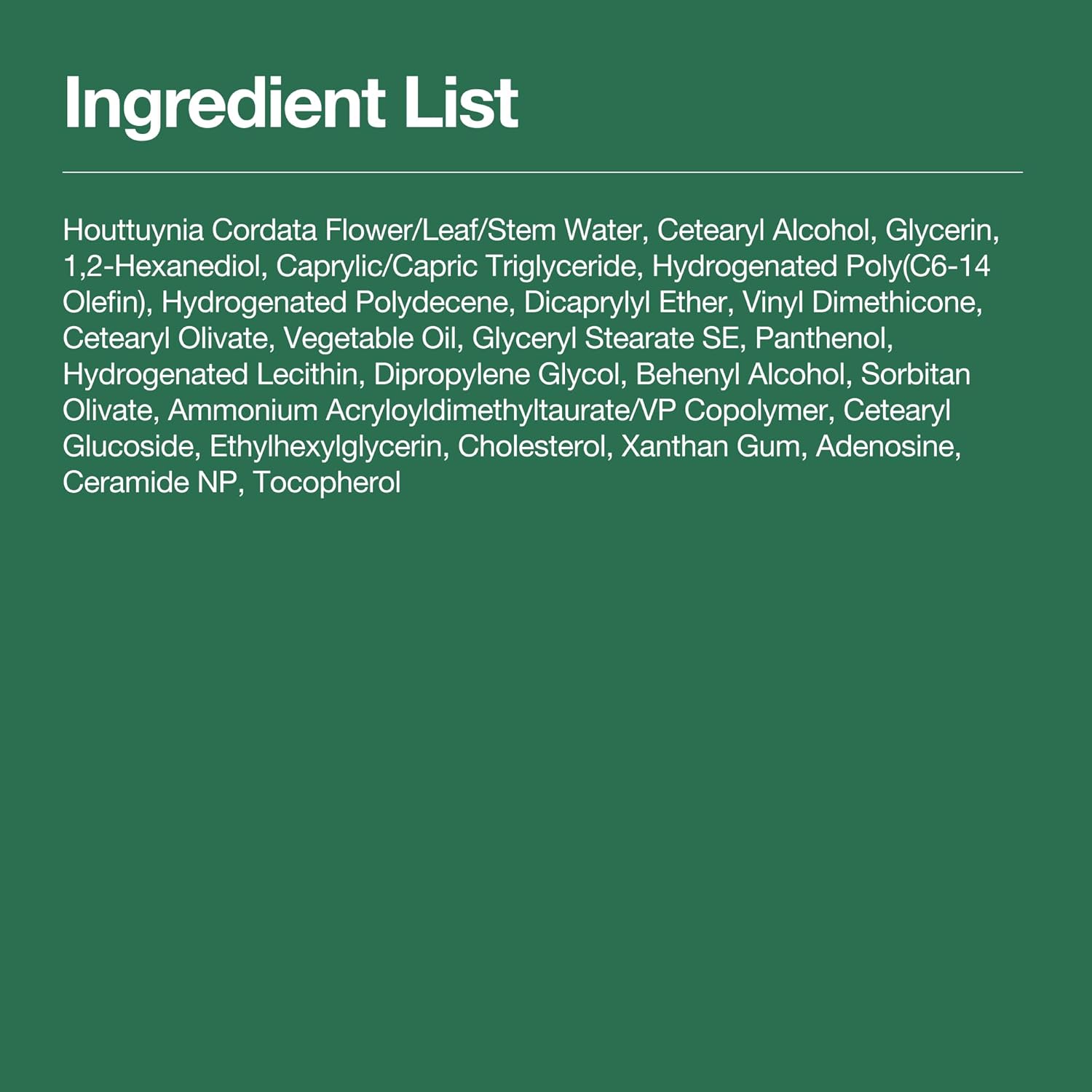 Anua Heartleaf 70% Intense Calming Facial Cream For Dry & Sensitive Skin - 50ml