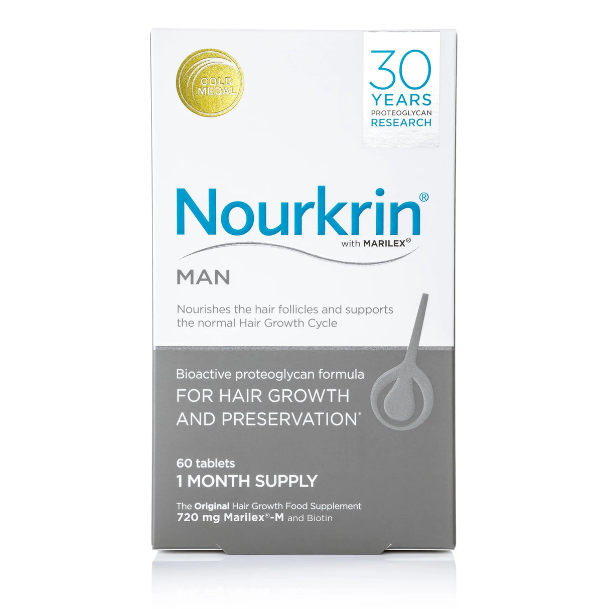 NOURKRIN Nourkrin Man 60 Tablets (1 Month Supply) NOURKRIN