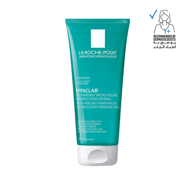 La Roche-Posay Effaclar Micropeeling Cleansing Gel With Salicylic Acid For Oily Skin 200ml La Roche-Posay