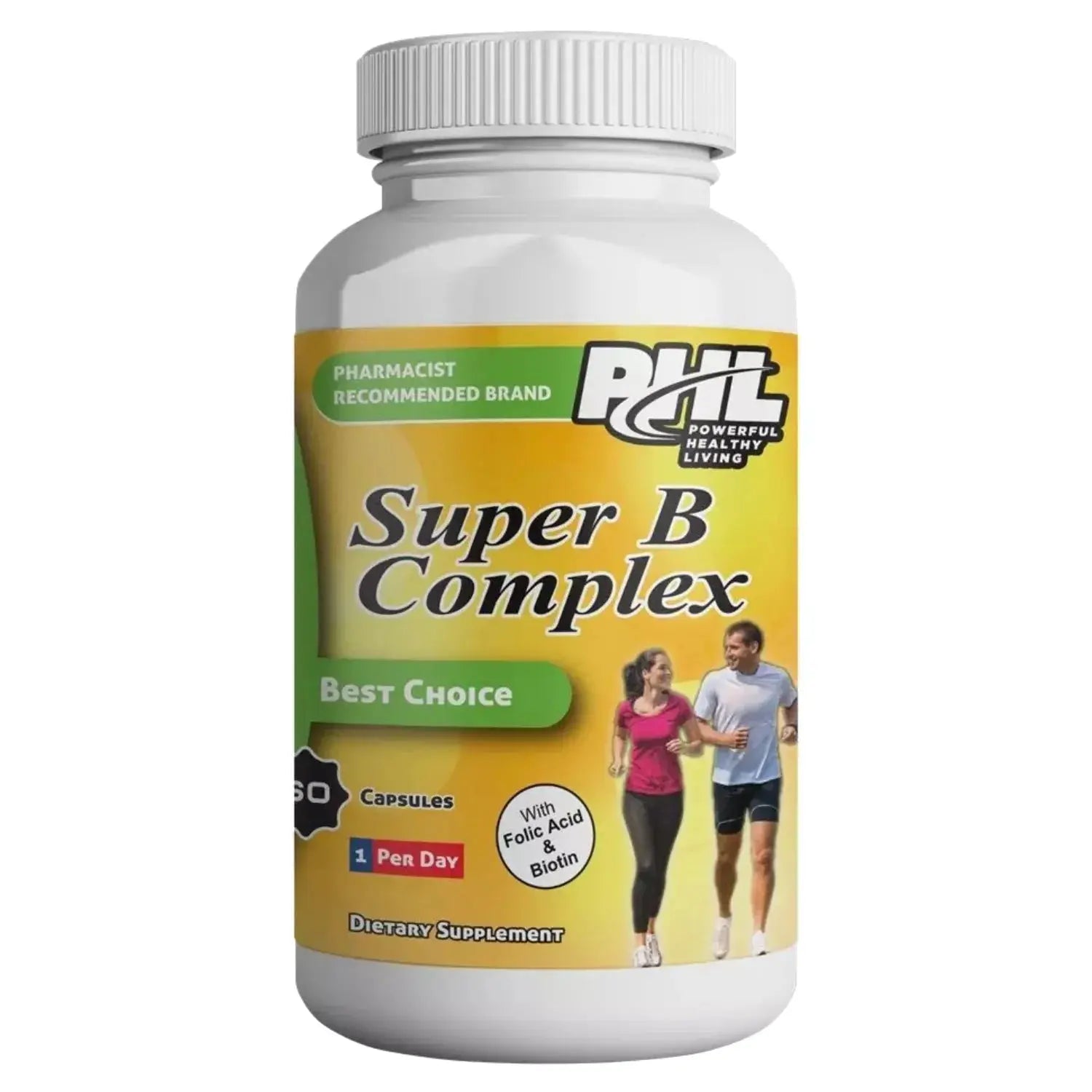 PHL Super B-Complex Capsules 60's PHL