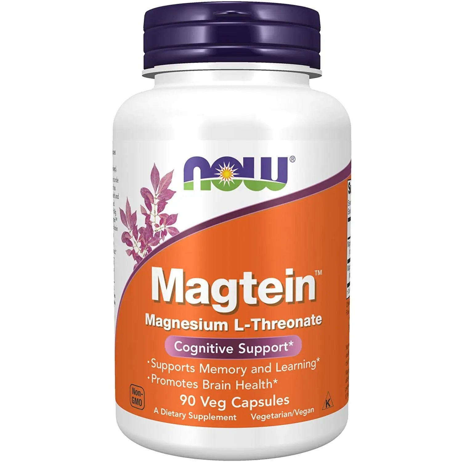 Now Foods, Magtein Vegetable Capsules 90's Now