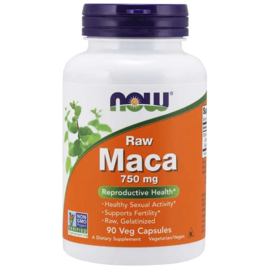 Now Foods MACA 750mg Vegetable Capsules 90's Now