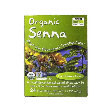 Now Foods Senna Tea, Organic Tea Bags 24's Now