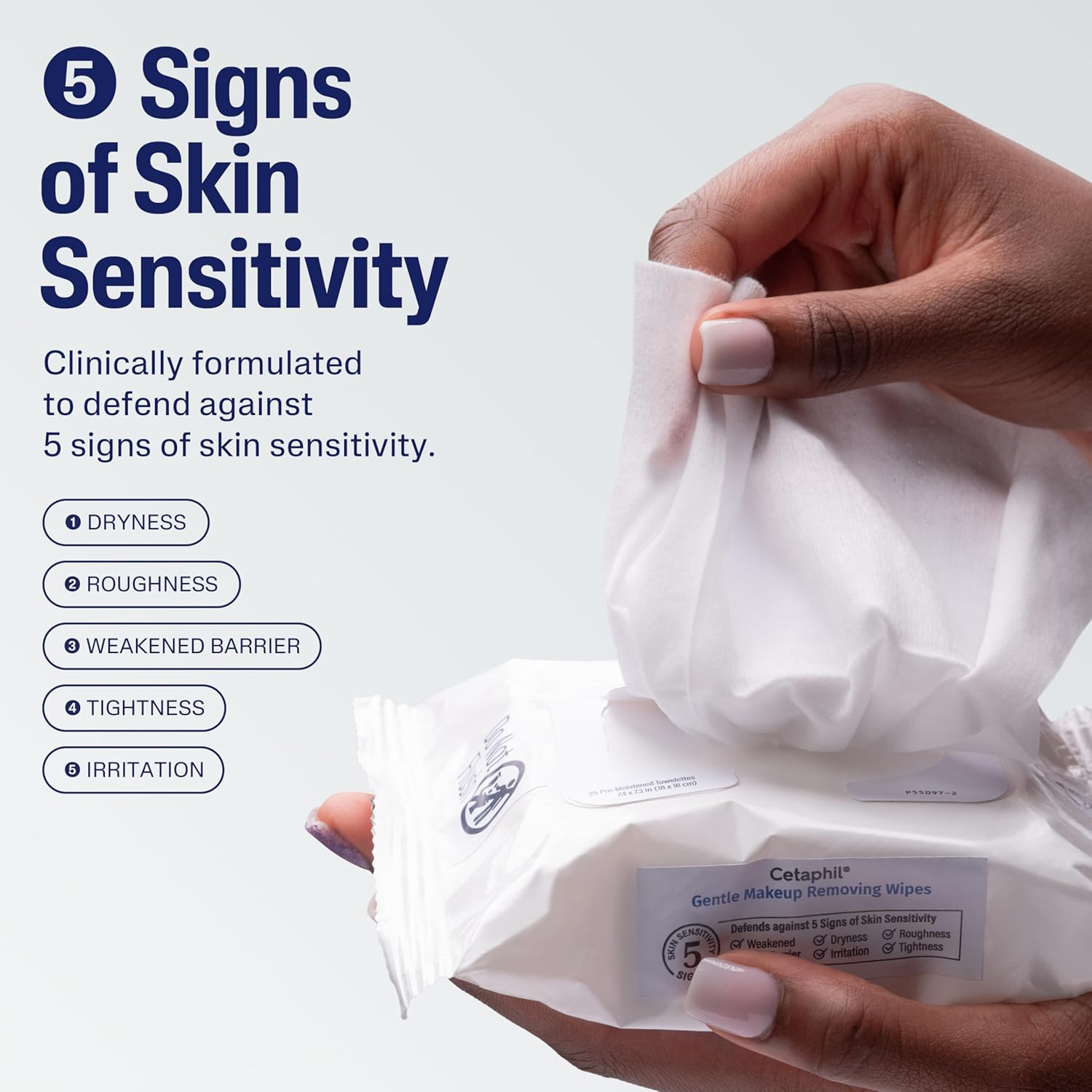 مناديل سيتافيل اللطيفة لتنظيف البشرة وتوحيد لونها