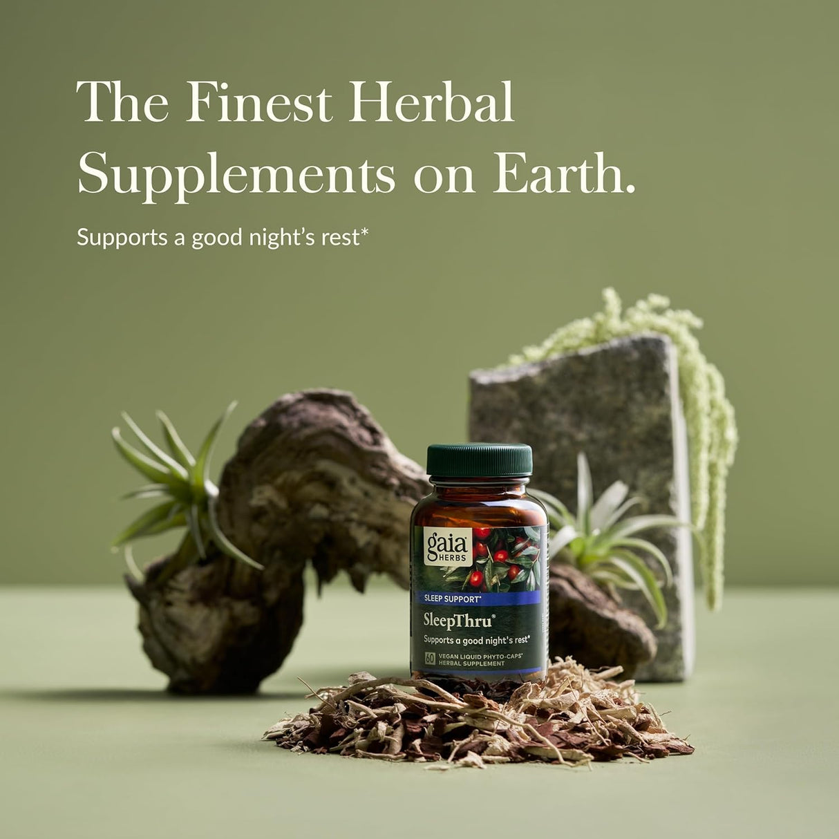 Gaia Herbs SleepThru Natural Sleep Support - 60 Capsules