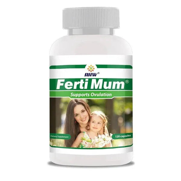 AHW Ferti Mum Capsules For Ovulation Support, Pack of 120's
