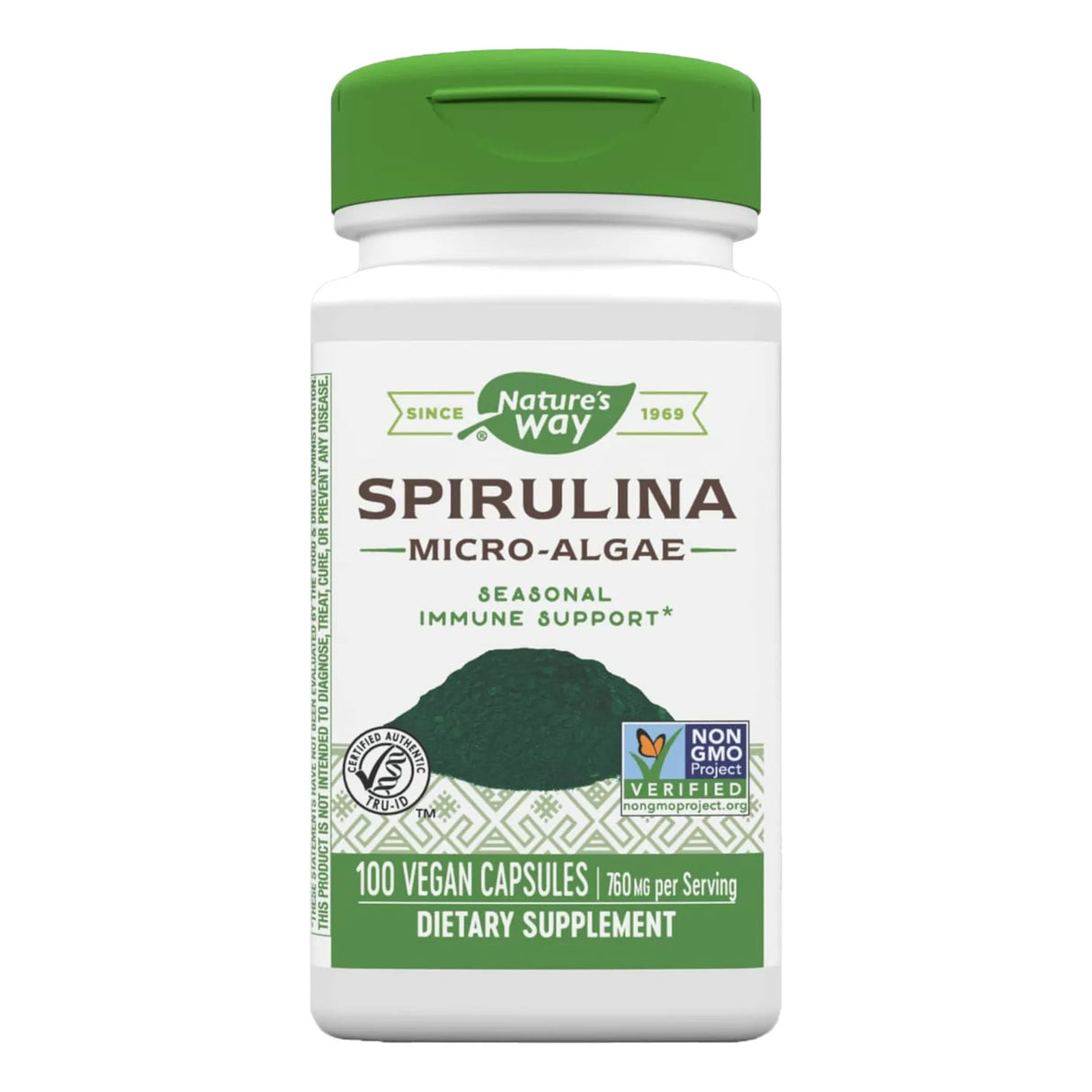 Nature's Way, Spirulina Micro-Algae, 100 Vegan Capsules