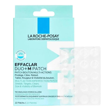 La Roche-Posay Effaclar Duo+M Patch, Multiaction Imperfection Spot Patch For Blemish, Pack of 22's La Roche Posay