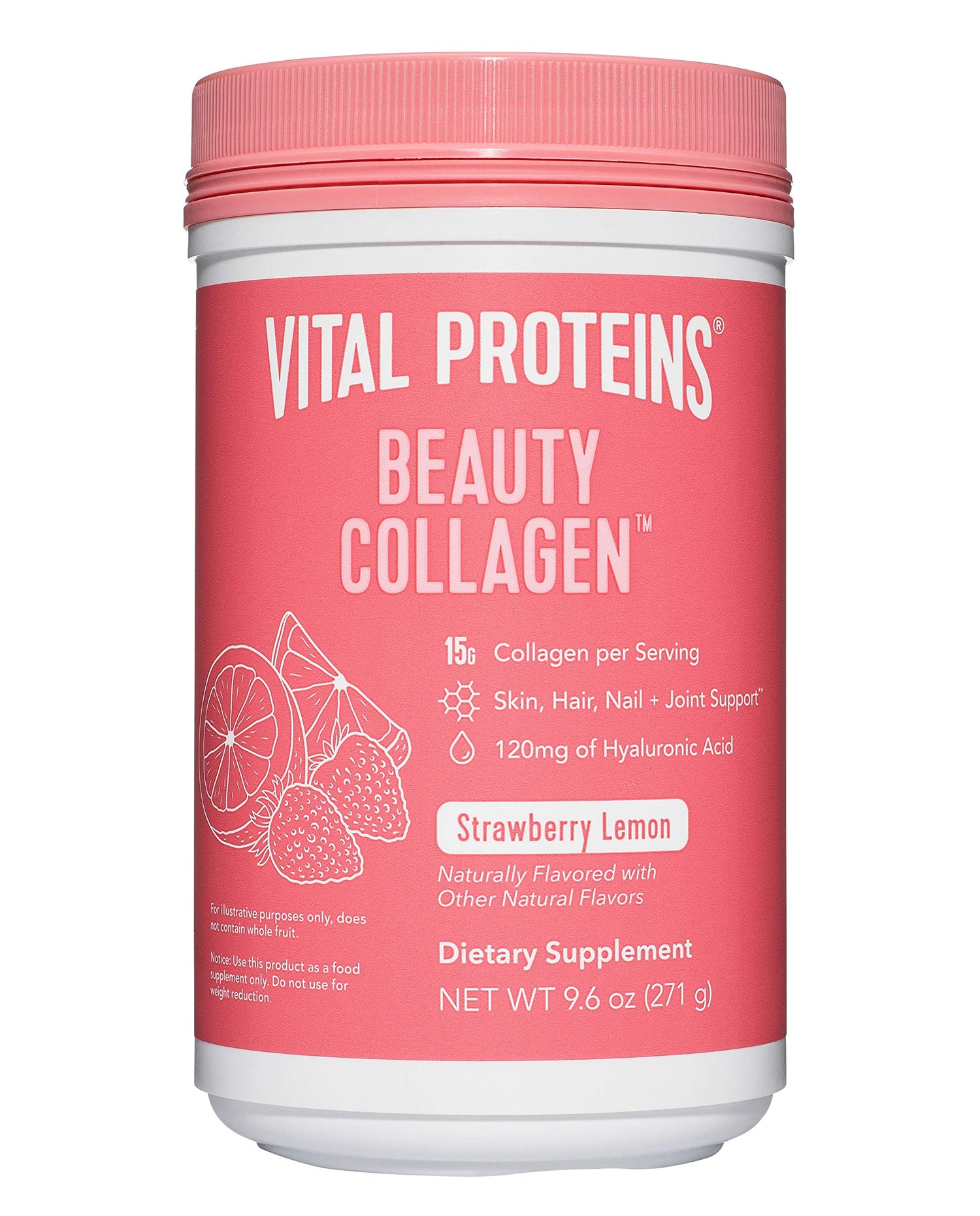 Vital Proteins Beauty Collagen Dietary Supplement - Strawberry Lemon